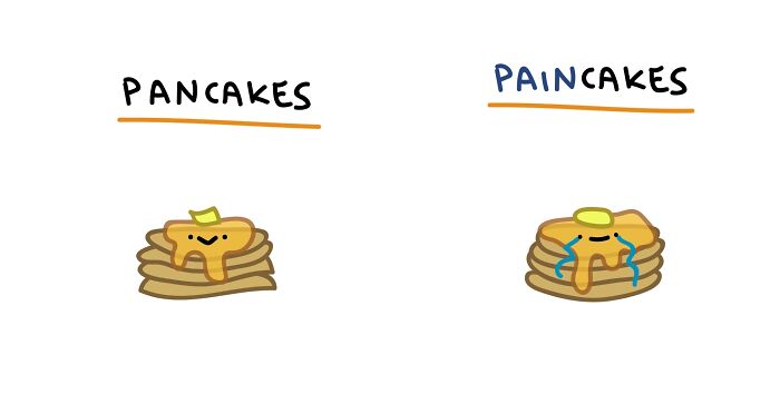 22 Illustrations Highlighting The Funny Differences Between Words That I Created
