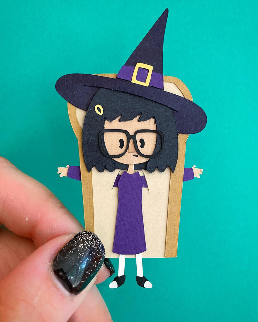 23 Of My Favorite Witches That I Created Using Paper Art 23 Of My Favorite Witches That I Created Using Paper Art