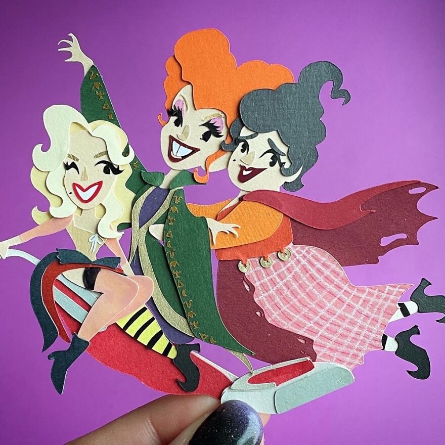 23 Of My Favorite Witches That I Created Using Paper Art 23 Of My Favorite Witches That I Created Using Paper Art