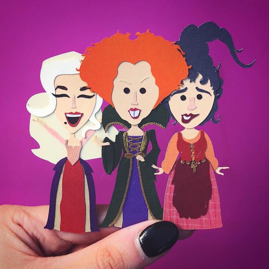 23 Of My Favorite Witches That I Created Using Paper Art 23 Of My Favorite Witches That I Created Using Paper Art