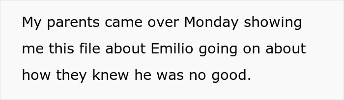 Woman Cuts Contact With Parents After They Dig Up Her Fiancé’s Juvenile File To Break Them Up Woman Cuts Contact With Parents After They Dig Up Her Fiancé’s Juvenile File To Break Them Up