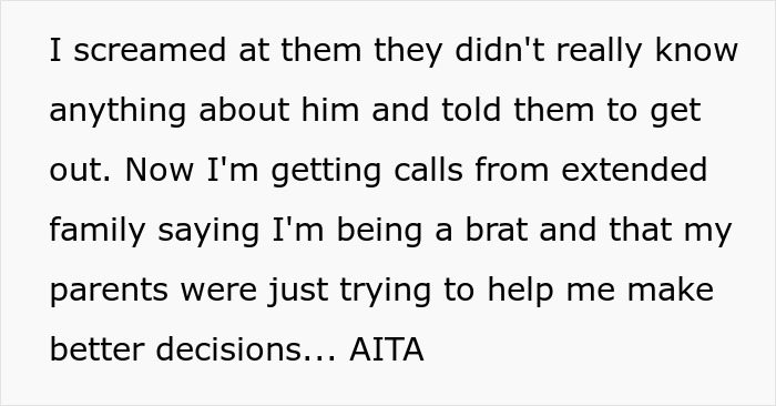 Woman Cuts Contact With Parents After They Dig Up Her Fiancé’s Juvenile File To Break Them Up Woman Cuts Contact With Parents After They Dig Up Her Fiancé’s Juvenile File To Break Them Up