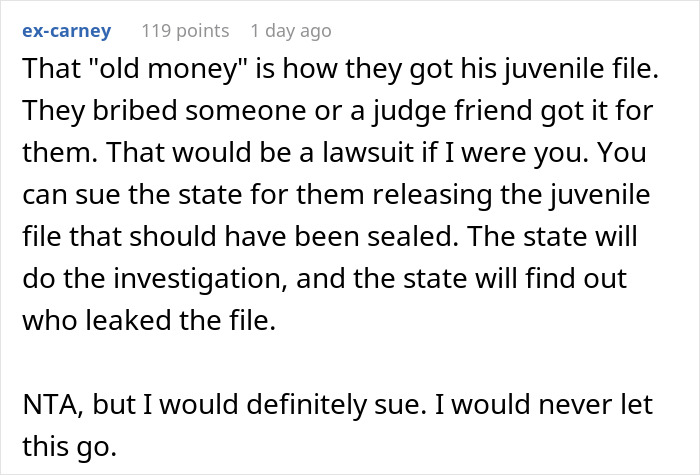 Woman Cuts Contact With Parents After They Dig Up Her Fiancé’s Juvenile File To Break Them Up Woman Cuts Contact With Parents After They Dig Up Her Fiancé’s Juvenile File To Break Them Up