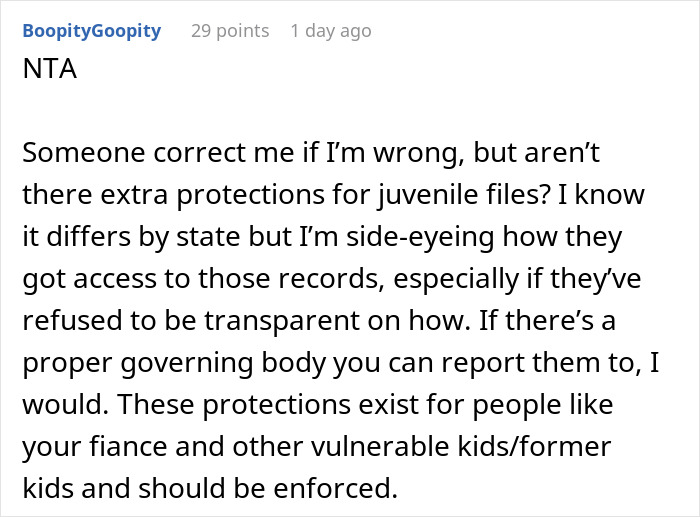 Woman Cuts Contact With Parents After They Dig Up Her Fiancé’s Juvenile File To Break Them Up Woman Cuts Contact With Parents After They Dig Up Her Fiancé’s Juvenile File To Break Them Up