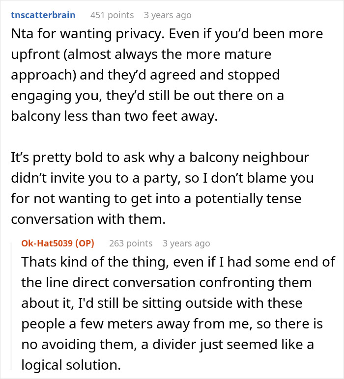 Woman’s Effort To Create Privacy On Balcony Sparks Outrage From Very Social Neighbors Woman’s Effort To Create Privacy On Balcony Sparks Outrage From Very Social Neighbors