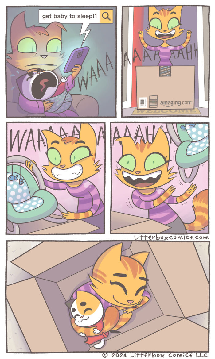 Capturing The Chaos Of Family Life In My Latest Cat Comics (20 New Pics) Capturing The Chaos Of Family Life In My Latest Cat Comics (20 New Pics)