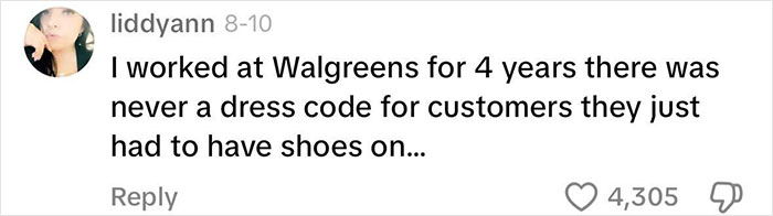 Walgreens Shopper Says Staff “Threatened” And “Stalked” Her After She Violated The “Dress Code” Walgreens Shopper Says Staff “Threatened” And “Stalked” Her After She Violated The “Dress Code”