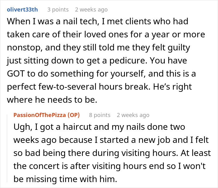 Once-In-A-Lifetime Concert Leaves Woman In A Turmoil Of Guilt As Husband Ails In The ICU Once-In-A-Lifetime Concert Leaves Woman In A Turmoil Of Guilt As Husband Ails In The ICU
