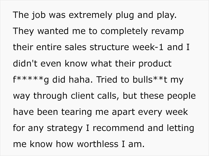 Overconfident Guy Lies His Way Into A High-Paying VP Role, Realizes He’s Screwed Overconfident Guy Lies His Way Into A High-Paying VP Role, Realizes He’s Screwed