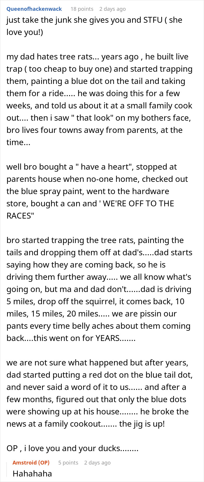 Guy Hides 200 Ducks In His Mom’s House To Get Back At Her For Junk, His “Revenge” Backfires Guy Hides 200 Ducks In His Mom’s House To Get Back At Her For Junk, His “Revenge” Backfires
