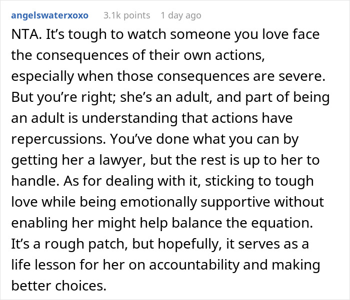 Daughter Faces Consequences Of Her Crime, Blames Dad For Not Helping Her Avoid Punishment Daughter Faces Consequences Of Her Crime, Blames Dad For Not Helping Her Avoid Punishment