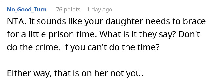 Daughter Faces Consequences Of Her Crime, Blames Dad For Not Helping Her Avoid Punishment Daughter Faces Consequences Of Her Crime, Blames Dad For Not Helping Her Avoid Punishment