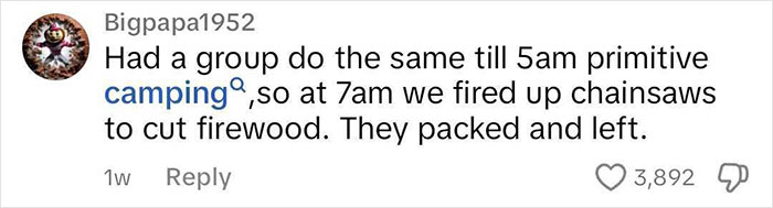 Rowdy Campers At Family Campsite Face Revenge From Neighbors After Partying Until 3AM Rowdy Campers At Family Campsite Face Revenge From Neighbors After Partying Until 3AM