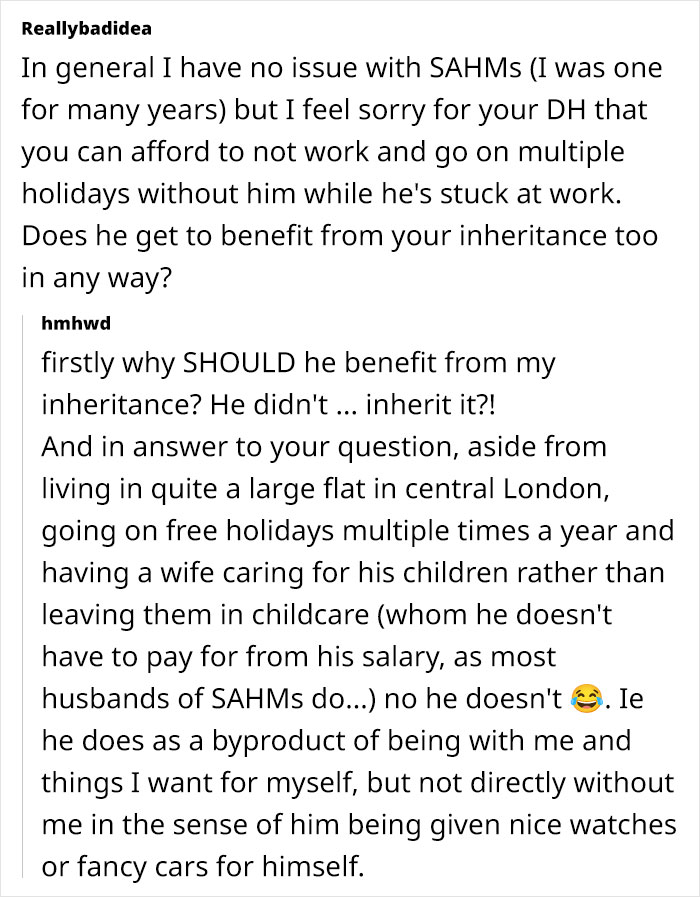 Wife’s Feels Husband’s Not-So-Well-to-do Parents Aren’t Able To Keep Up With Her Rich Mom Wife’s Feels Husband’s Not-So-Well-to-do Parents Aren’t Able To Keep Up With Her Rich Mom