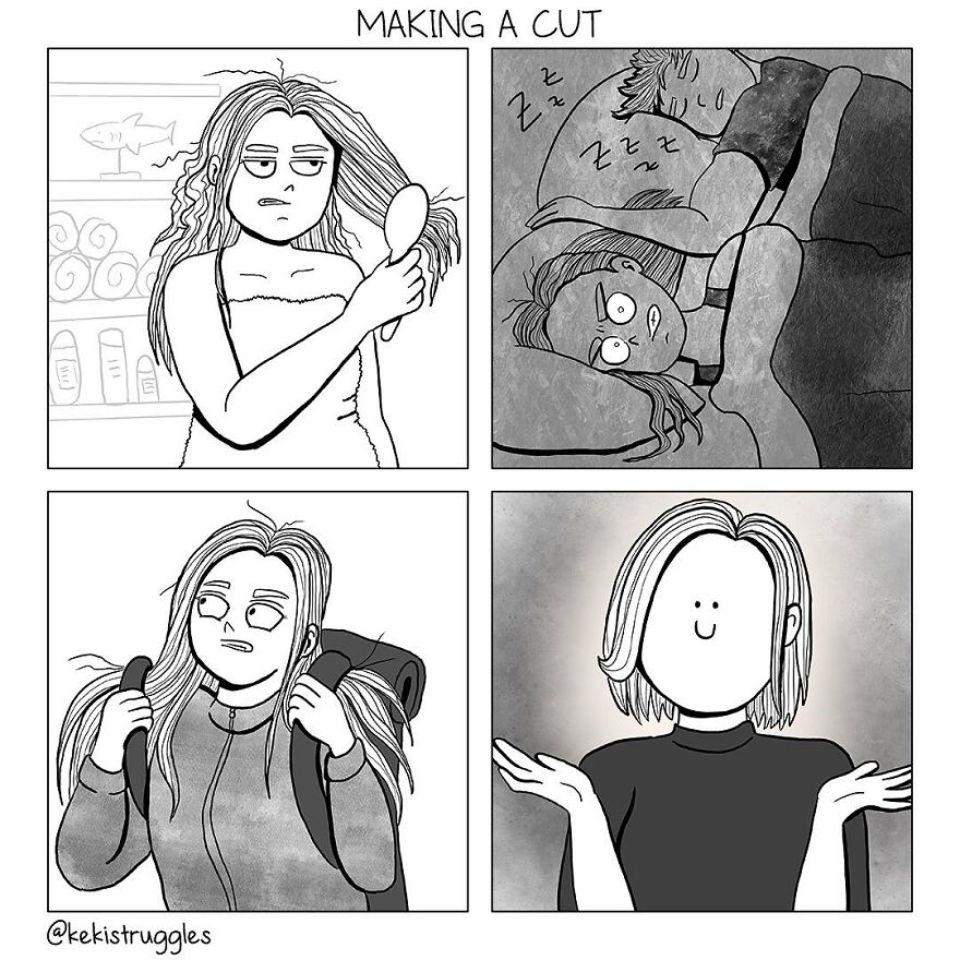 Life And Everyday Struggles: 27 Comics By Keki Struggles Life And Everyday Struggles: 27 Comics By Keki Struggles