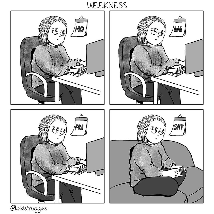 Life And Everyday Struggles: 27 Comics By Keki Struggles Life And Everyday Struggles: 27 Comics By Keki Struggles