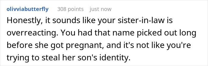 SIL Steals Woman’s Favorite Baby Name, Is Livid When She Still Gives Her Baby The Same Name SIL Steals Woman’s Favorite Baby Name, Is Livid When She Still Gives Her Baby The Same Name