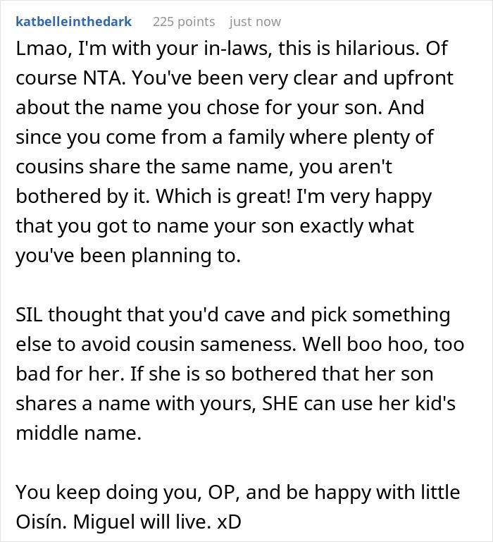 SIL Steals Woman’s Favorite Baby Name, Is Livid When She Still Gives Her Baby The Same Name SIL Steals Woman’s Favorite Baby Name, Is Livid When She Still Gives Her Baby The Same Name