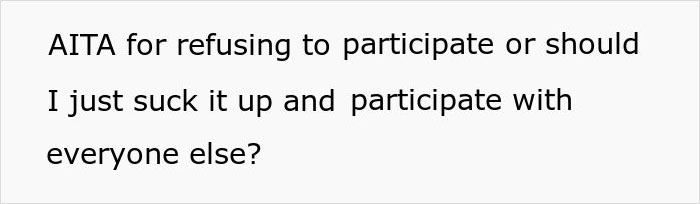 “I Feel Like I Am Right”: Woman Asks If She’s A Jerk To Boycott “Grandma Shower” At Work “I Feel Like I Am Right”: Woman Asks If She’s A Jerk To Boycott “Grandma Shower” At Work
