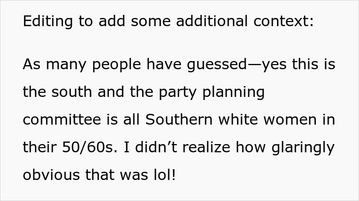 “I Feel Like I Am Right”: Woman Asks If She’s A Jerk To Boycott “Grandma Shower” At Work “I Feel Like I Am Right”: Woman Asks If She’s A Jerk To Boycott “Grandma Shower” At Work