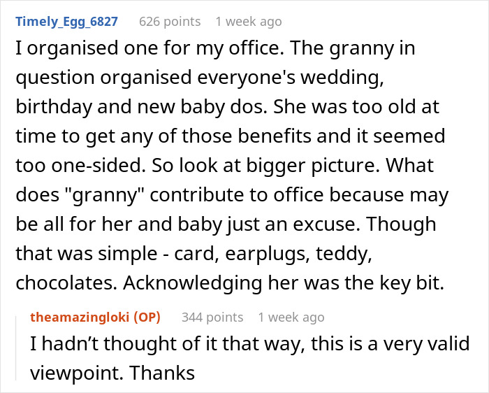 “I Feel Like I Am Right”: Woman Asks If She’s A Jerk To Boycott “Grandma Shower” At Work “I Feel Like I Am Right”: Woman Asks If She’s A Jerk To Boycott “Grandma Shower” At Work