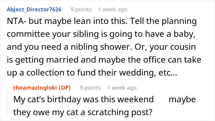 “I Feel Like I Am Right”: Woman Asks If She’s A Jerk To Boycott “Grandma Shower” At Work “I Feel Like I Am Right”: Woman Asks If She’s A Jerk To Boycott “Grandma Shower” At Work