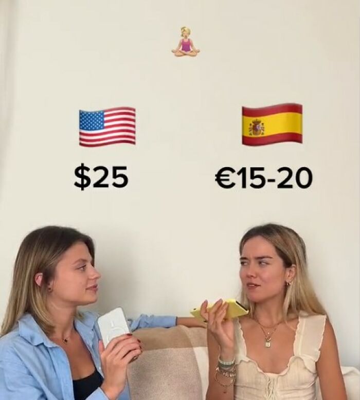 Two Women Compare The Living Costs Between The US And Spain, Are Surprised By The Differences Two Women Compare The Living Costs Between The US And Spain, Are Surprised By The Differences
