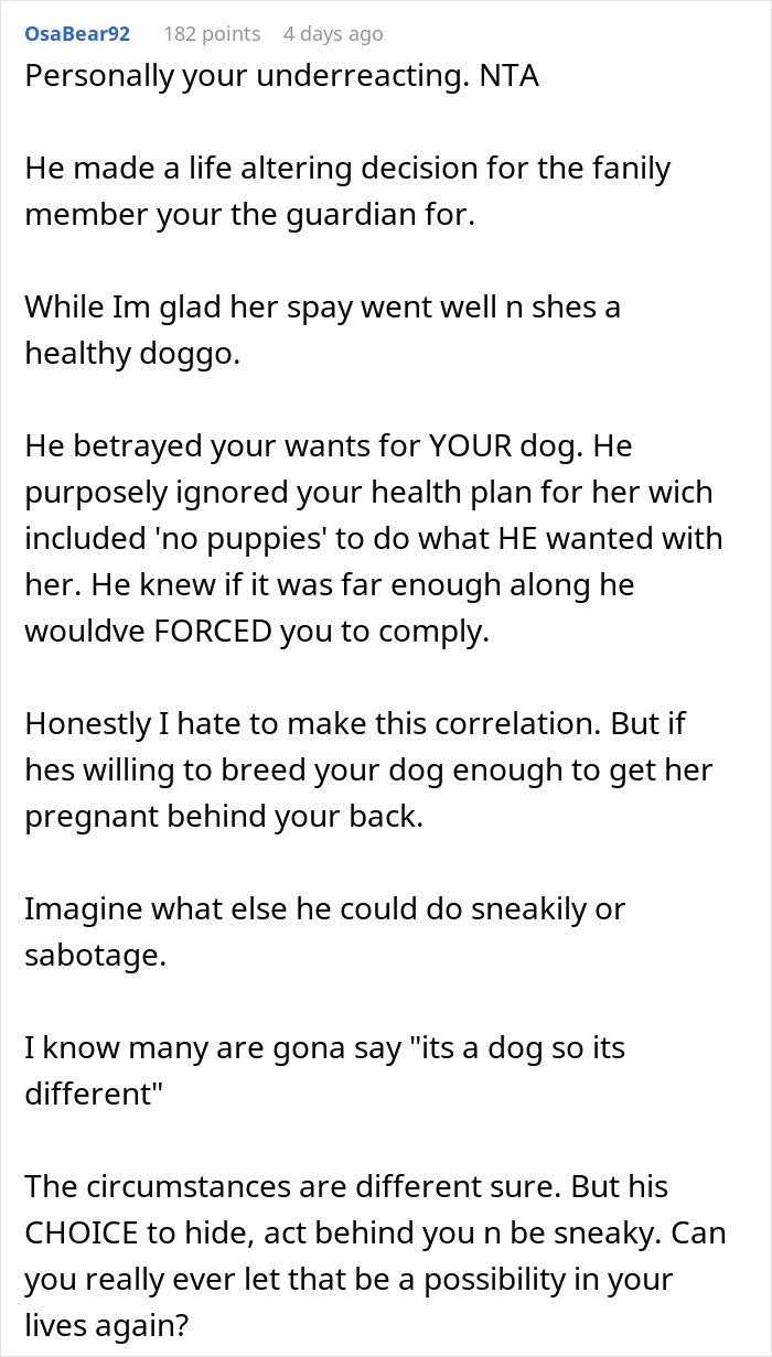 “AITA For Thinking Of Breaking Up With My BF Because Of What He Did To My Dog?” “AITA For Thinking Of Breaking Up With My BF Because Of What He Did To My Dog?”