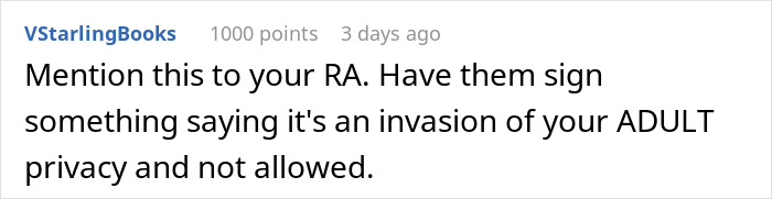 “Called Me In The Middle Of The Night Screaming”: Parents Put Camera In Daughters’ Dorm “Called Me In The Middle Of The Night Screaming”: Parents Put Camera In Daughters’ Dorm
