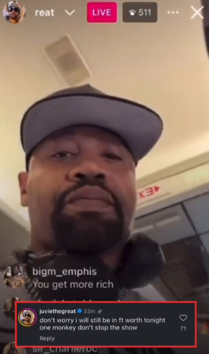 “F— American Airlines”: Rapper Juvenile Storms Out Of Plane After Crew Bumps Him Down From First Class “F— American Airlines”: Rapper Juvenile Storms Out Of Plane After Crew Bumps Him Down From First Class