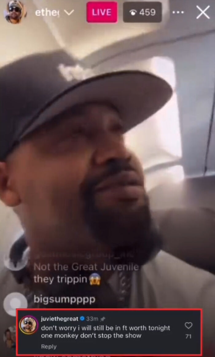 “F— American Airlines”: Rapper Juvenile Storms Out Of Plane After Crew Bumps Him Down From First Class “F— American Airlines”: Rapper Juvenile Storms Out Of Plane After Crew Bumps Him Down From First Class