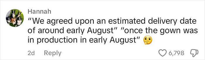 Bride’s Scam Claim Against Dress Designer Sparks Fierce Debate After Business Exposes Their Texts Bride’s Scam Claim Against Dress Designer Sparks Fierce Debate After Business Exposes Their Texts