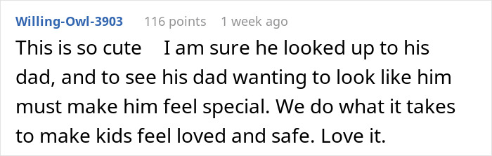 Kid Wants To Cut His Curls So He Can Look More Like Dad, Gets Surprised When Dad Gets Perm Instead Kid Wants To Cut His Curls So He Can Look More Like Dad, Gets Surprised When Dad Gets Perm Instead