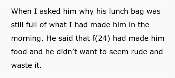 Husband’s “Work Wife” Wins Over His Stomach, So His Actual Wife Stops Making Him Lunches Husband’s “Work Wife” Wins Over His Stomach, So His Actual Wife Stops Making Him Lunches