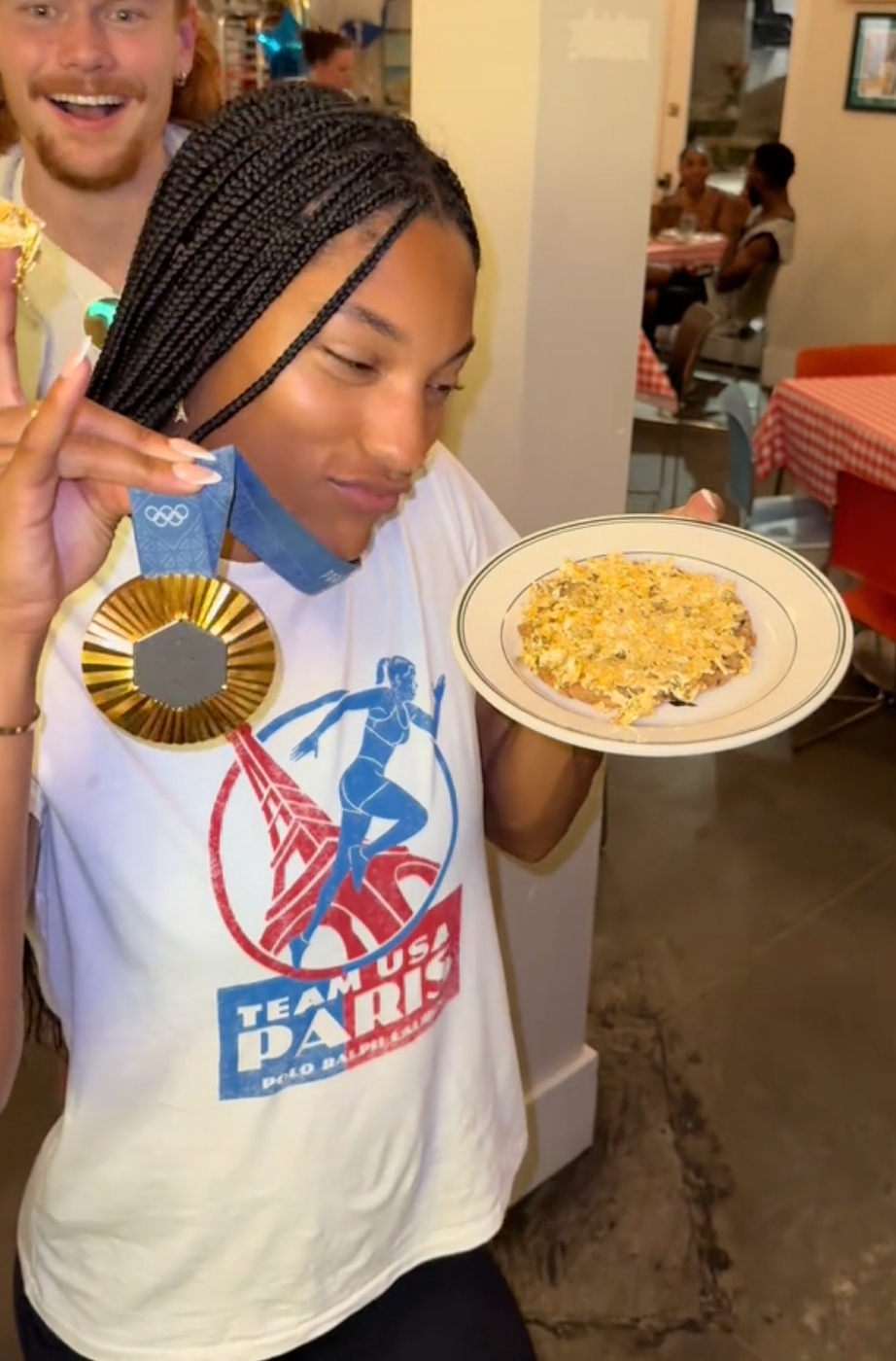 Gold Medalist Tara Davis-Woodhall Welcomed Home With A Wonderful Surprise From Her Husband Gold Medalist Tara Davis-Woodhall Welcomed Home With A Wonderful Surprise From Her Husband