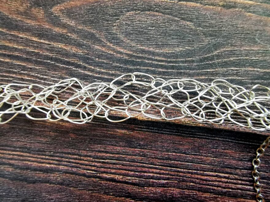 I Crocheted With Wire To Make This Elven Moonstone Necklace (8 Pics) I Crocheted With Wire To Make This Elven Moonstone Necklace (8 Pics)