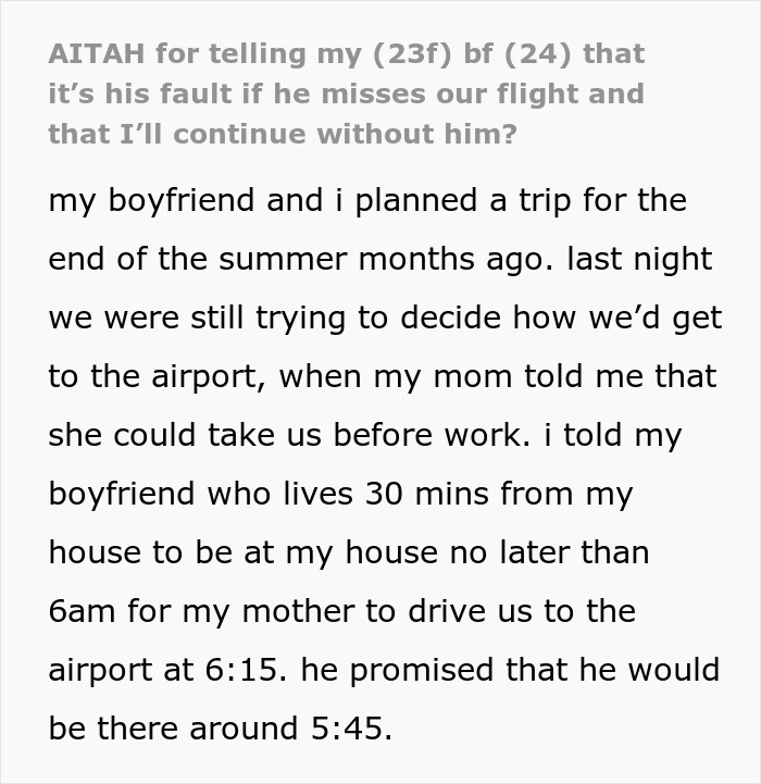 Guy Left Calling For Mommy’s Help For A Second Time As GF Refuses To Miss Trip Guy Left Calling For Mommy’s Help For A Second Time As GF Refuses To Miss Trip