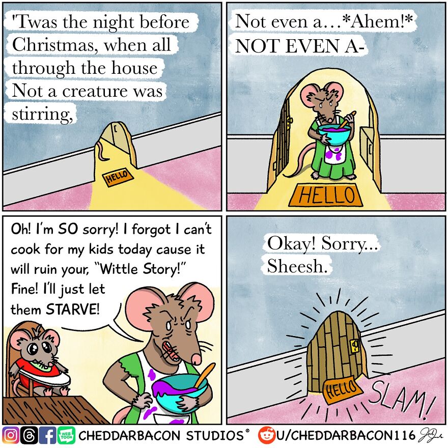 &lsquo;Cheddar Bacon Studios&rsquo;: 21 Hilarious Comics That Might Make You Laugh (New Pics)