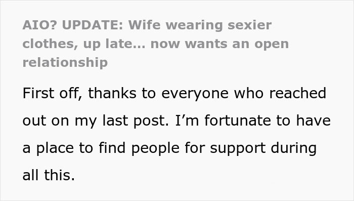 Wife Suddenly Starts Wearing Sexier Clothes And Is Up All Night, Husband Is Confused Wife Suddenly Starts Wearing Sexier Clothes And Is Up All Night, Husband Is Confused