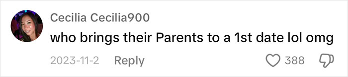 First Date Almost Turns Into An Arranged Marriage Interview After Woman Shows Up With Her Parents First Date Almost Turns Into An Arranged Marriage Interview After Woman Shows Up With Her Parents