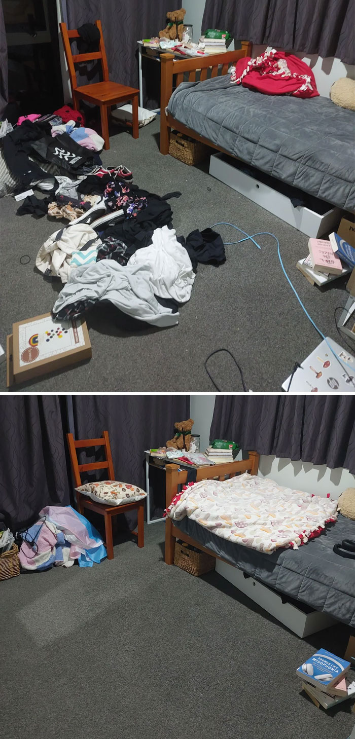 40 Side-By-Side Pics Of “Depression Rooms” Being Tackled 40 Side-By-Side Pics Of “Depression Rooms” Being Tackled