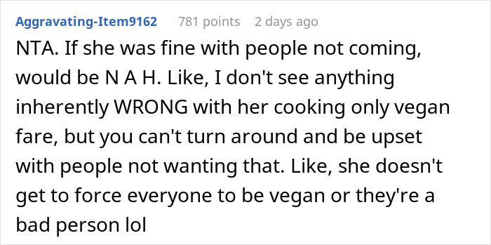 Vegan Host Pushes Her Thanksgiving Menu, Friends Serve Her An RSVP Nightmare In Return Vegan Host Pushes Her Thanksgiving Menu, Friends Serve Her An RSVP Nightmare In Return