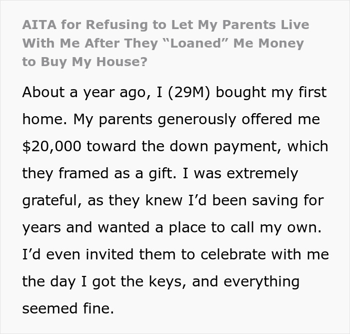 Son Refuses To Let Parents Move In, They’re Furious: “Family Should Support Each Other” Son Refuses To Let Parents Move In, They’re Furious: “Family Should Support Each Other”