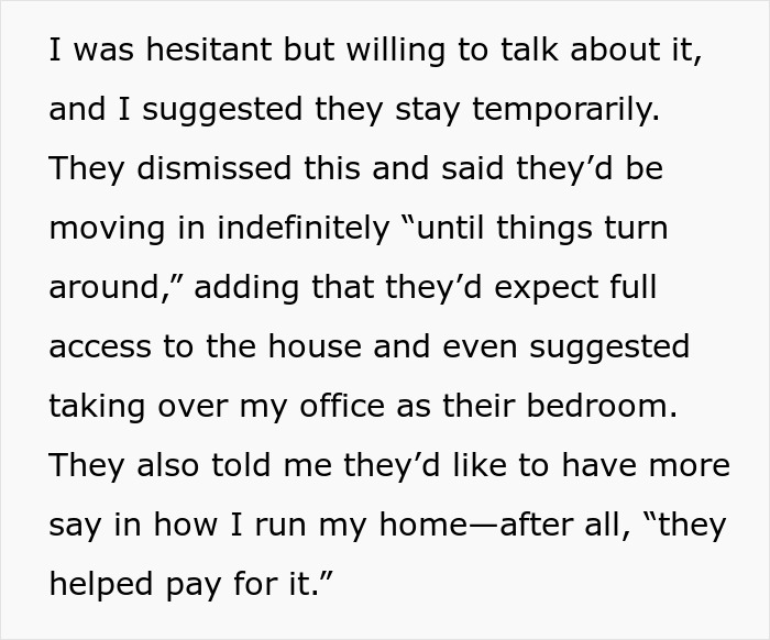 Son Refuses To Let Parents Move In, They’re Furious: “Family Should Support Each Other” Son Refuses To Let Parents Move In, They’re Furious: “Family Should Support Each Other”