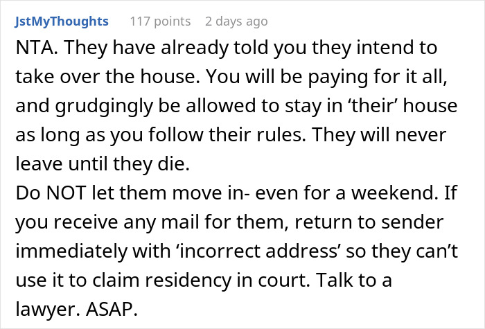 Son Refuses To Let Parents Move In, They’re Furious: “Family Should Support Each Other” Son Refuses To Let Parents Move In, They’re Furious: “Family Should Support Each Other”