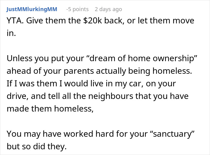 Son Refuses To Let Parents Move In, They’re Furious: “Family Should Support Each Other” Son Refuses To Let Parents Move In, They’re Furious: “Family Should Support Each Other”
