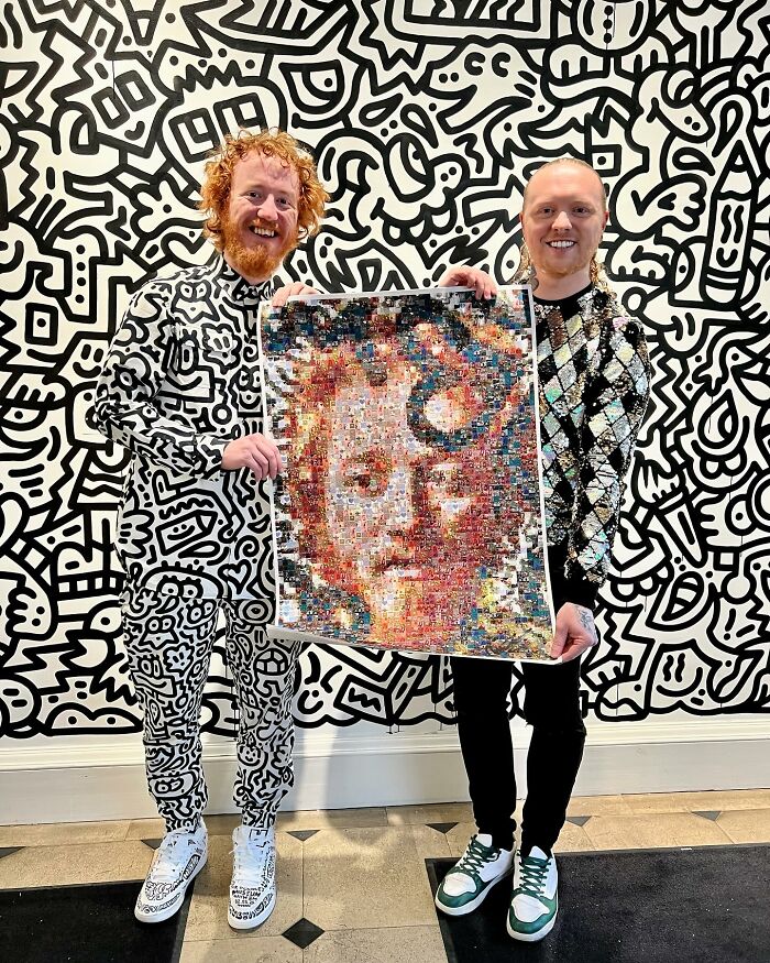 Artist Paints Iconic Celebrities With Unlikely Materials Like Coffee And Lipstick (55 Pics)