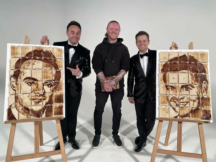 Artist Paints Iconic Celebrities With Unlikely Materials Like Coffee And Lipstick (55 Pics)