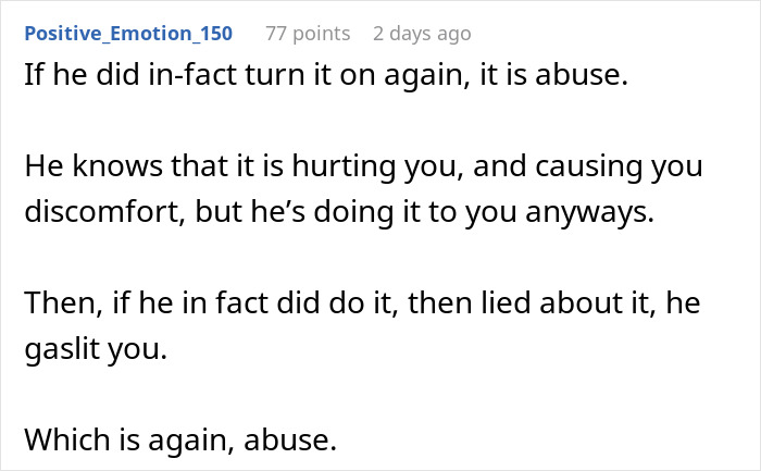 Woman Suspects Hubby Turned On Soft Water To “Test” Her Eczema, Worries About Her Marriage Woman Suspects Hubby Turned On Soft Water To “Test” Her Eczema, Worries About Her Marriage