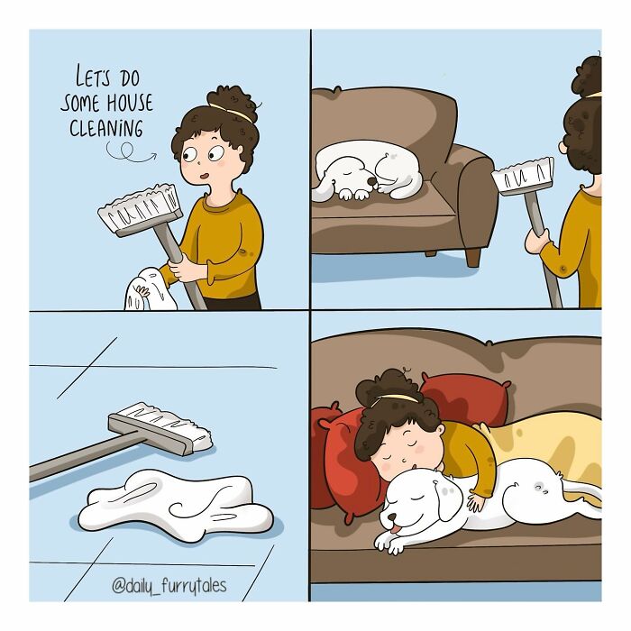 “Daily Furry Tales” Shares 30 New Comics Showing The Everyday Joys Of Living With Dogs “Daily Furry Tales” Shares 30 New Comics Showing The Everyday Joys Of Living With Dogs